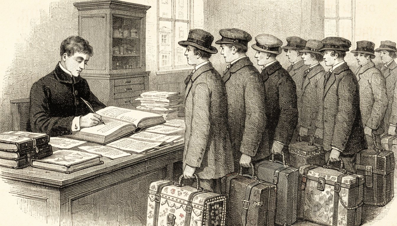 Illustrasjon: Finn slekt som utvandret: emigrantprotokoller og amerikanske kilder