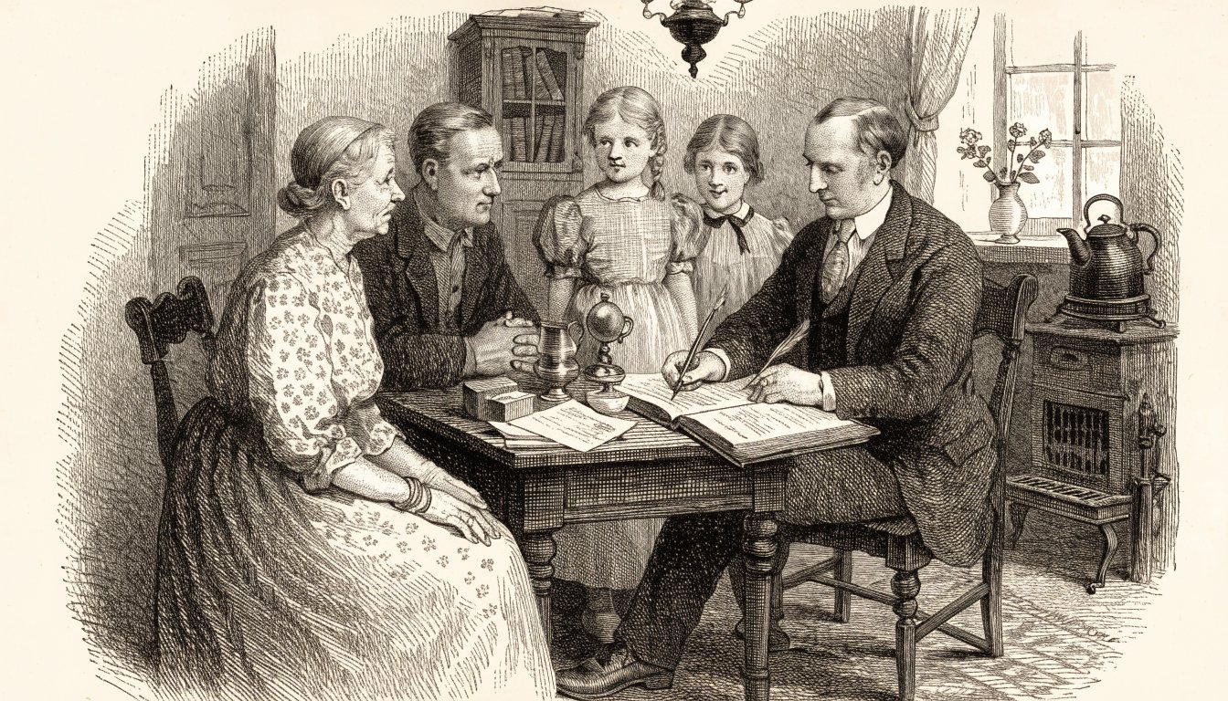 Illustrasjon: Folketelling 1910: hva den inneholder og hvordan du søker